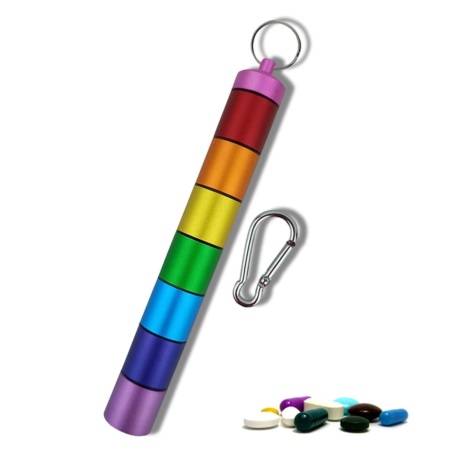 7 Days Waterproof Mini Pill Box Case Bottle Holder Container Organizer 