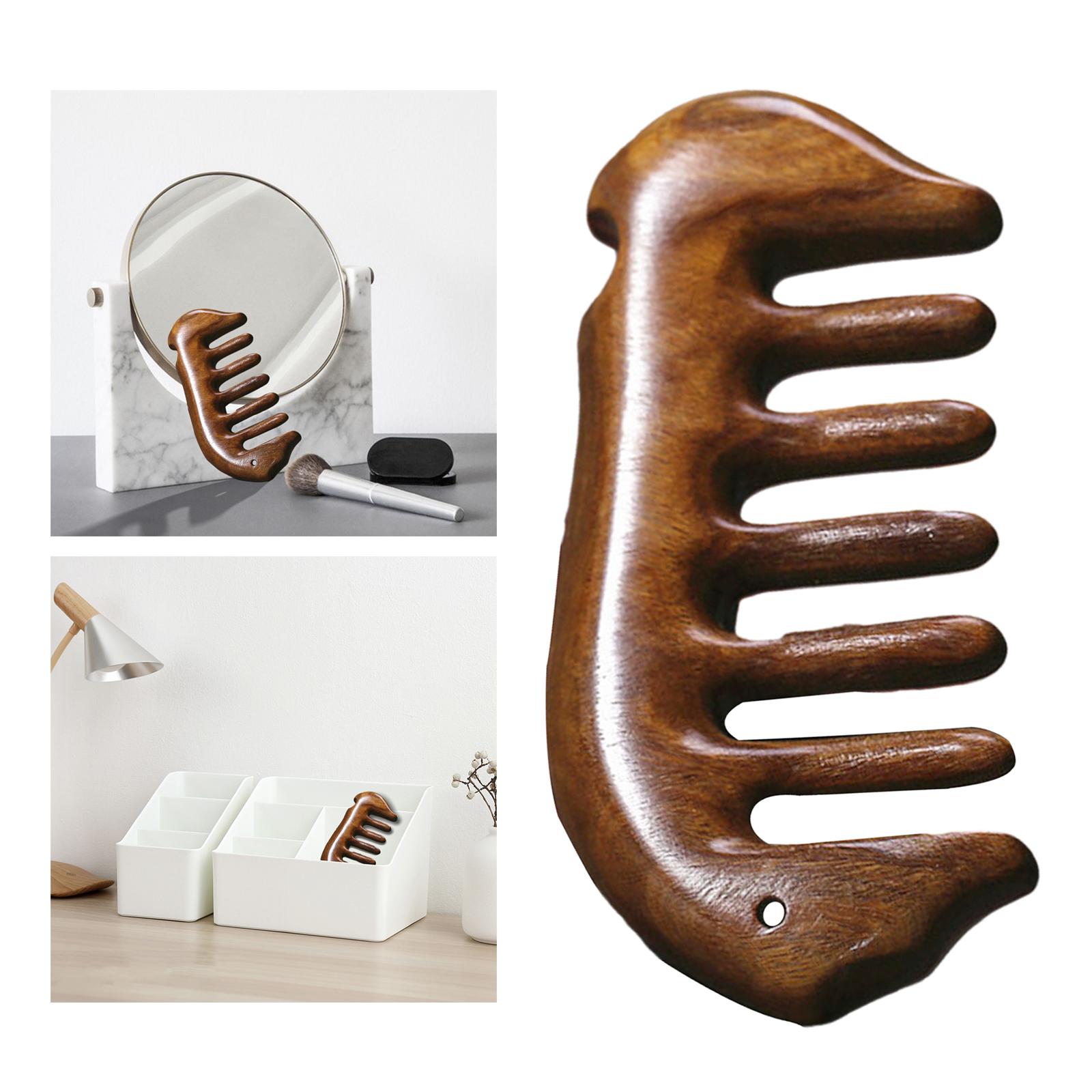 Head Scalp Massage Comb Wooden Massage Comb for Massage  Koi 