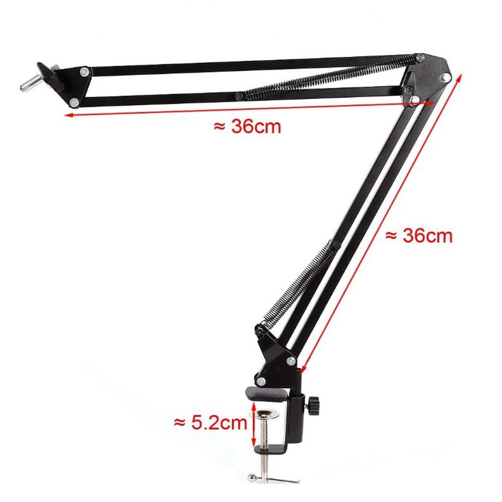 Adjustable Webcam Mount Clamp Mount Suspension Scissor Tripod Stand Holder