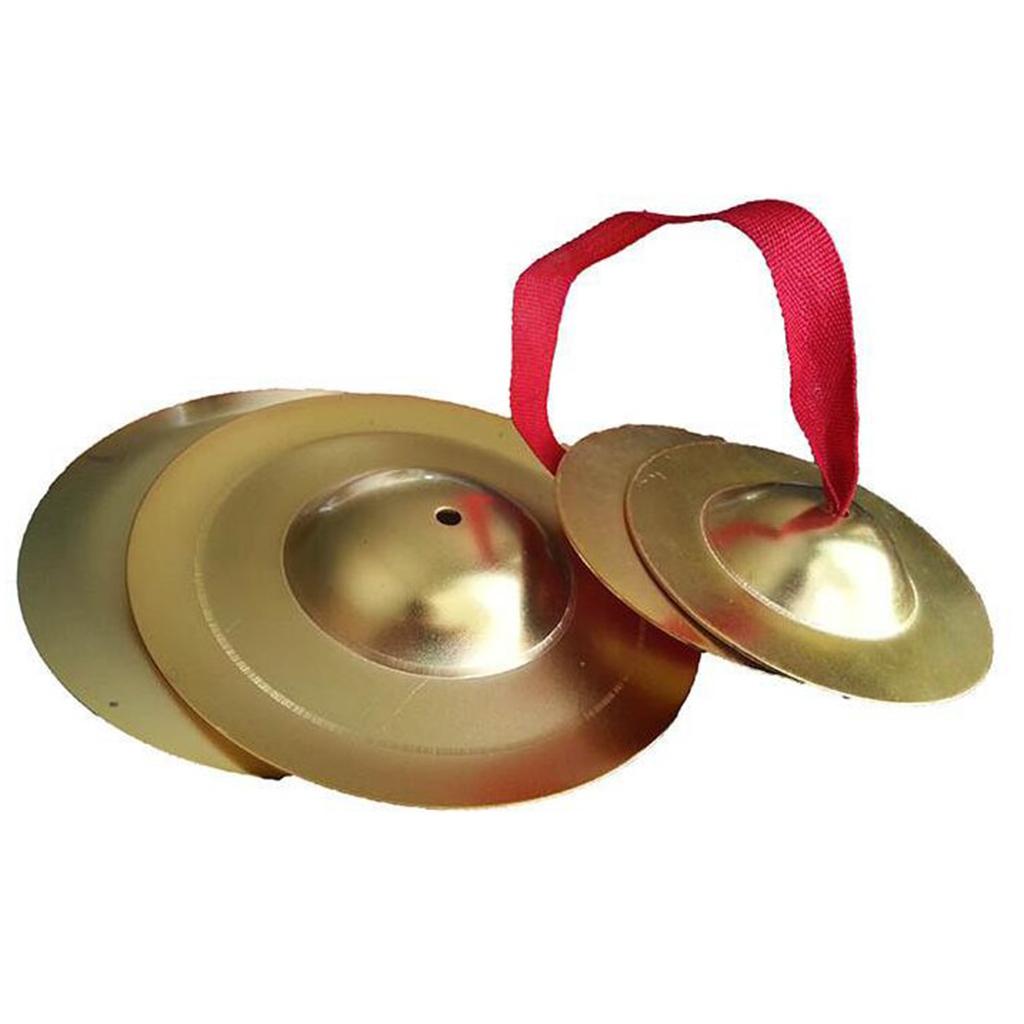 Copper Hand Percussion Gong Cymbal Rhythm Beat Instrument Kids Education Toy
