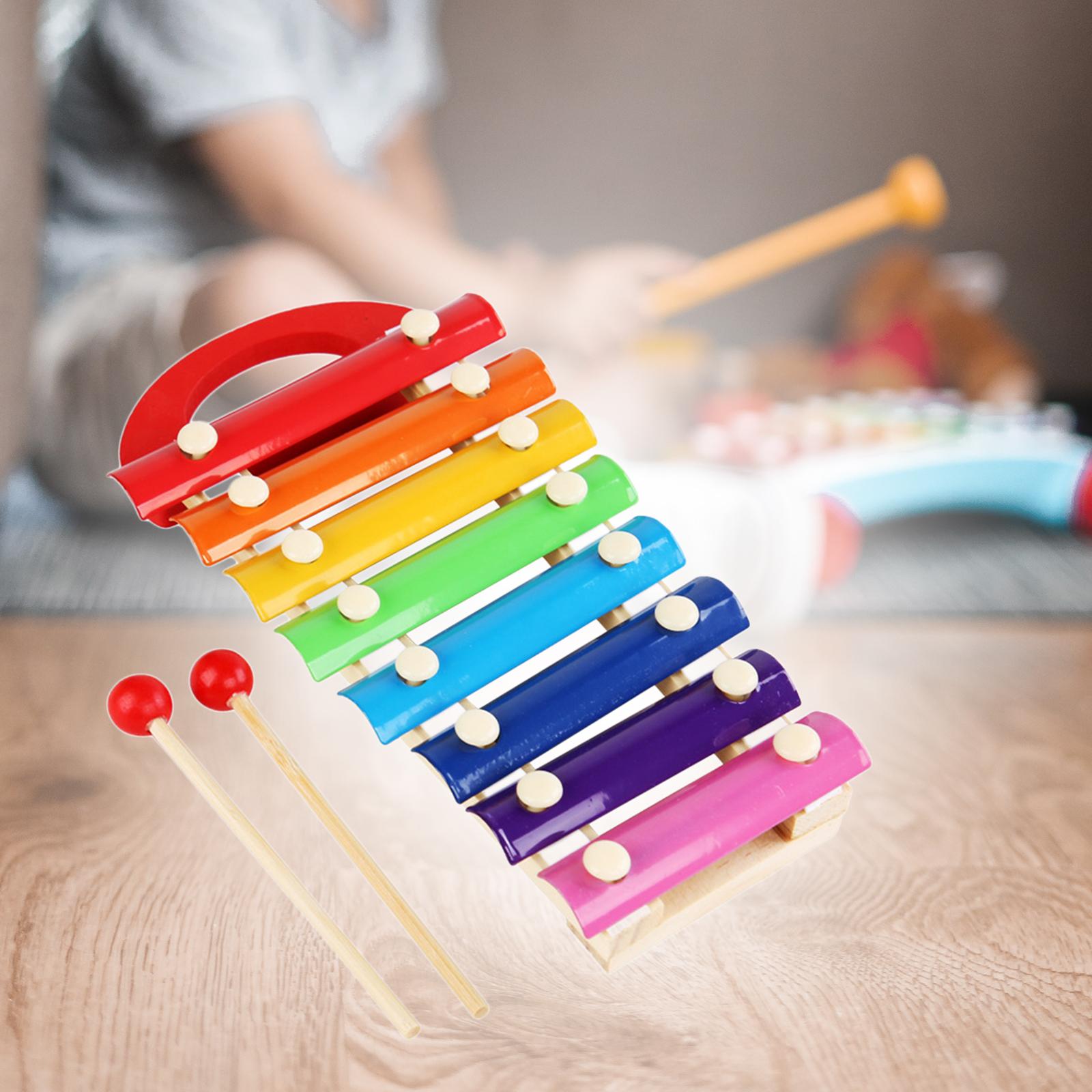 8 Note Xylophone Enlightenment Kids Wood Xylophone for Beginner Players Kids