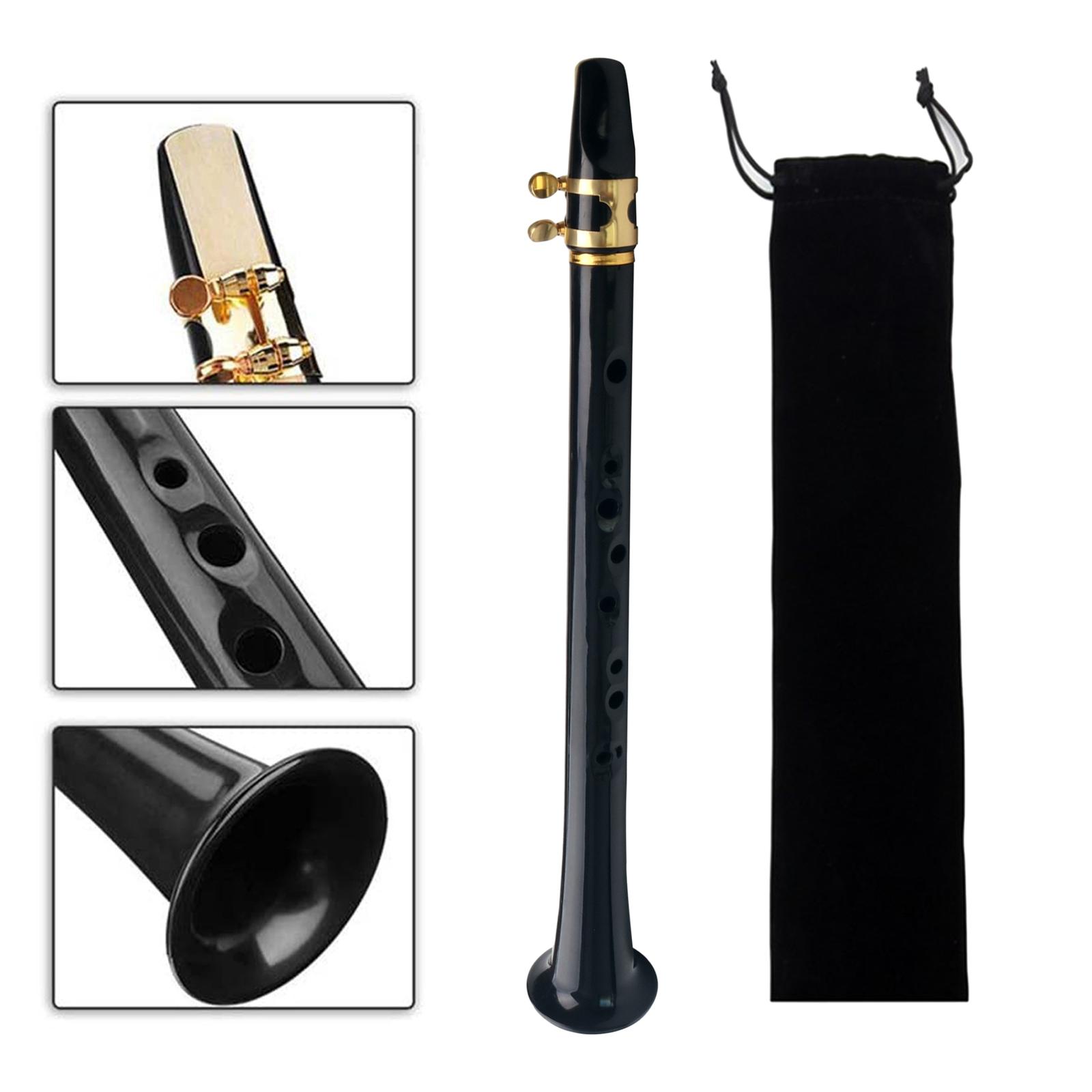 Pocket Saxophone Perfect Practice Tool Mini Sax Woodwind Instrument for Kids