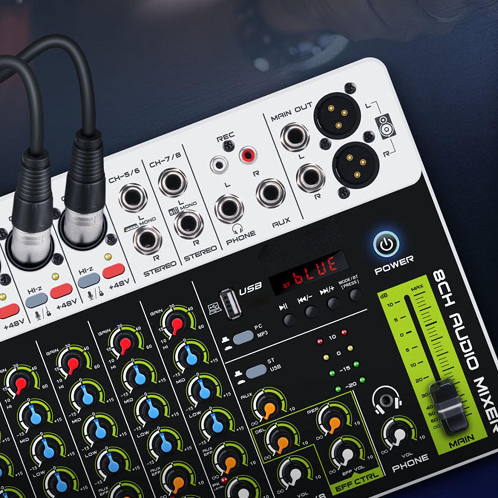 7 Channel Audio Mixer Mixing for Live Broadcasts PC