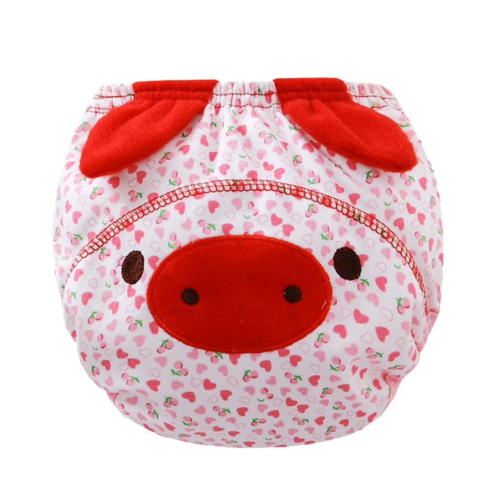 Kids Potty Training Pants Boys Girls Nappy Diaper 80(11KG) Pig