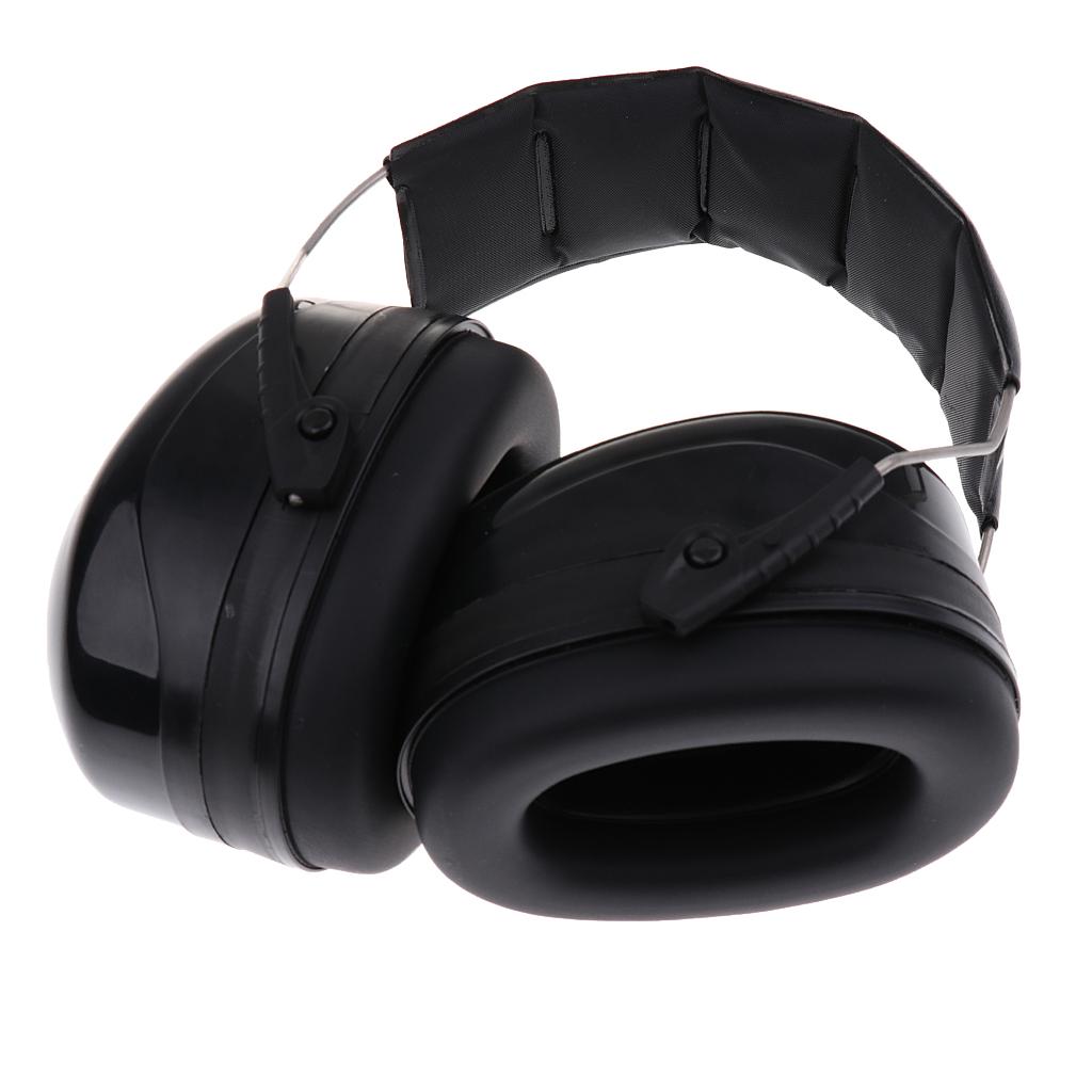 Head Earmuffs Anti-noise Study Sleep Shooting Ear Protection Black