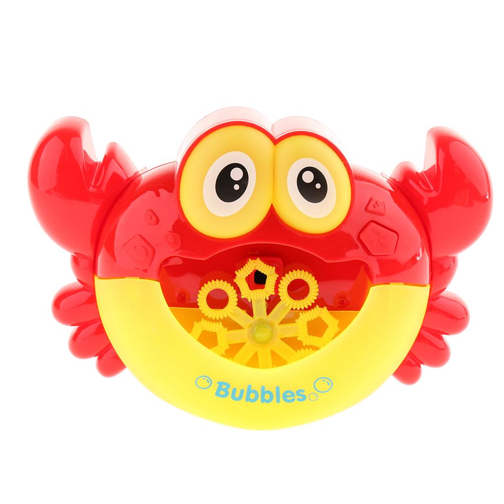 Kids Outdoor Automatic Crab Bubble Machine Maker Park Children Toy