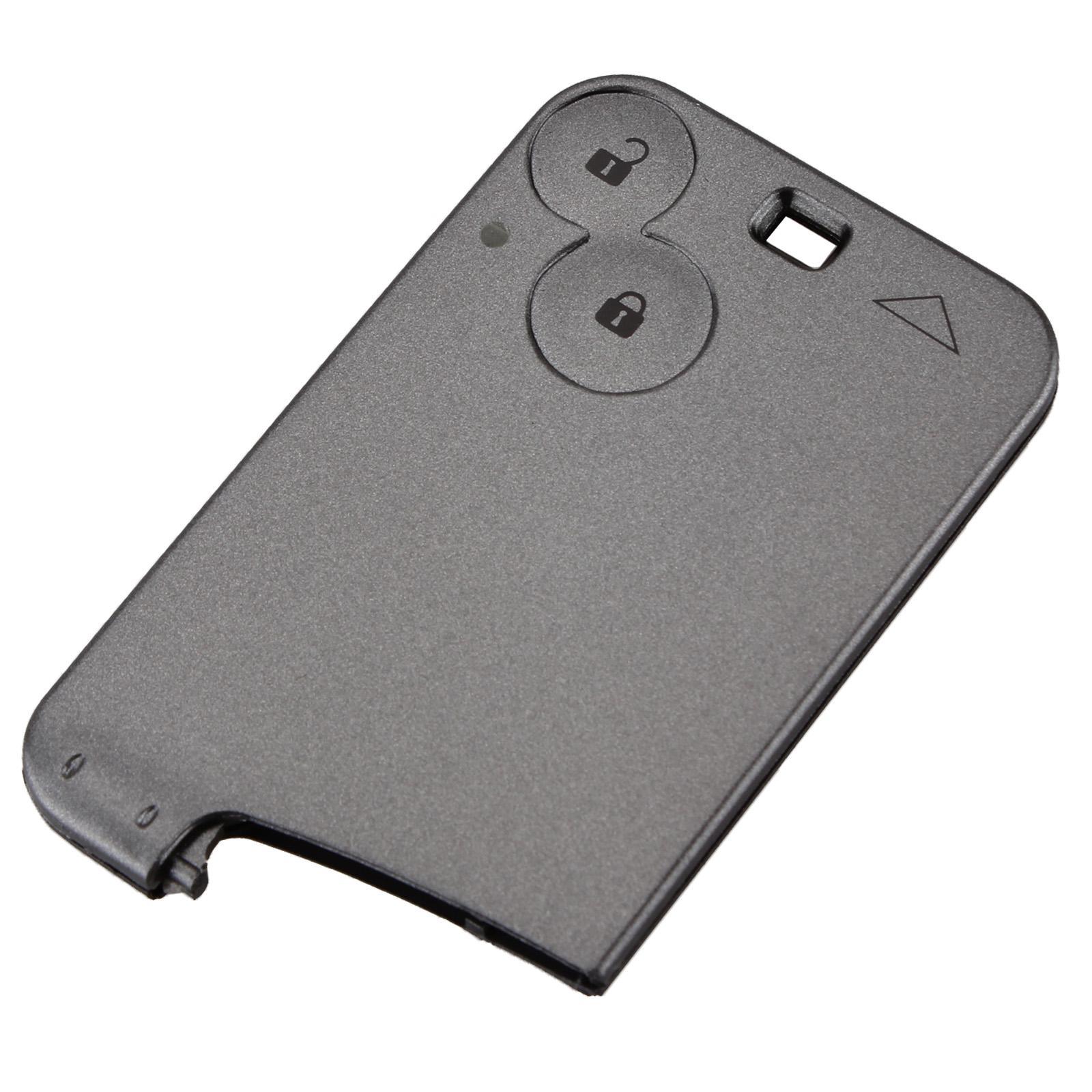 Replacement 2 Button Key Card Case Shell for Renault Laguna Espace