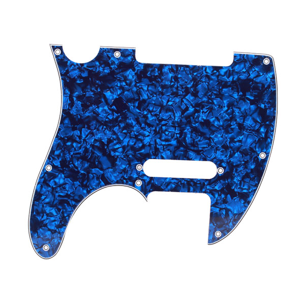 Blue Pearl Pickguard 3 Ply 8 Hole