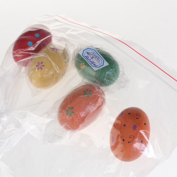 2pcs Fashion Wooden Egg Style Colourful Children Rattles Toys