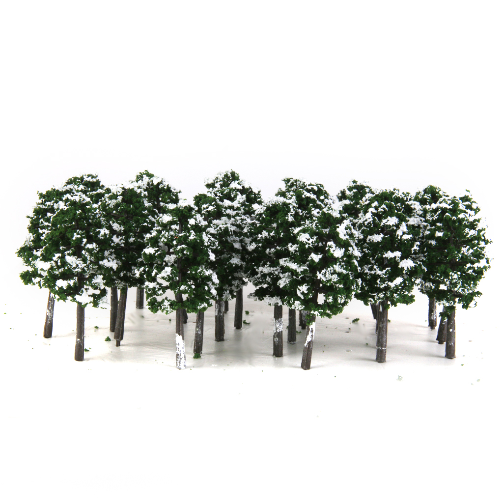 Model Train Snow Trees 1:150