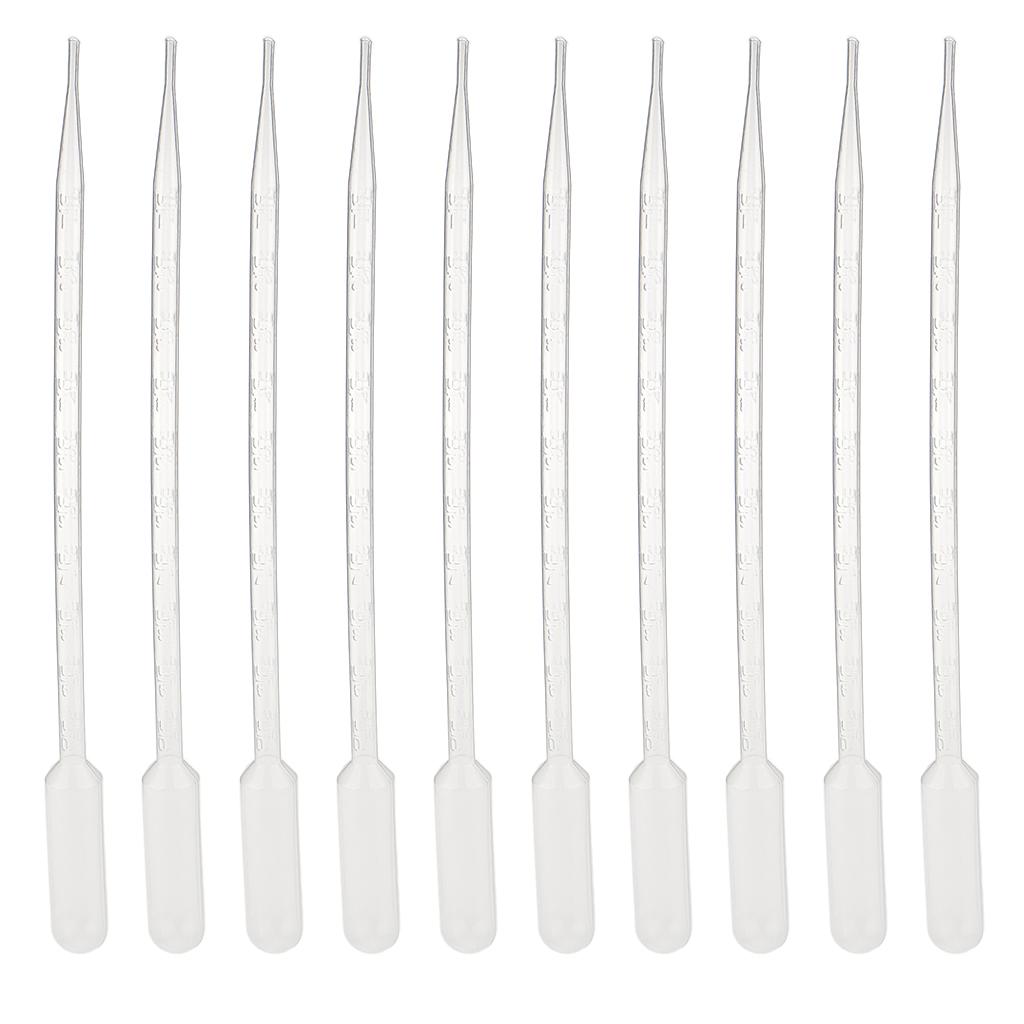 10pcs 10ml Precise Graduated Liquid Transfer Pipettes.