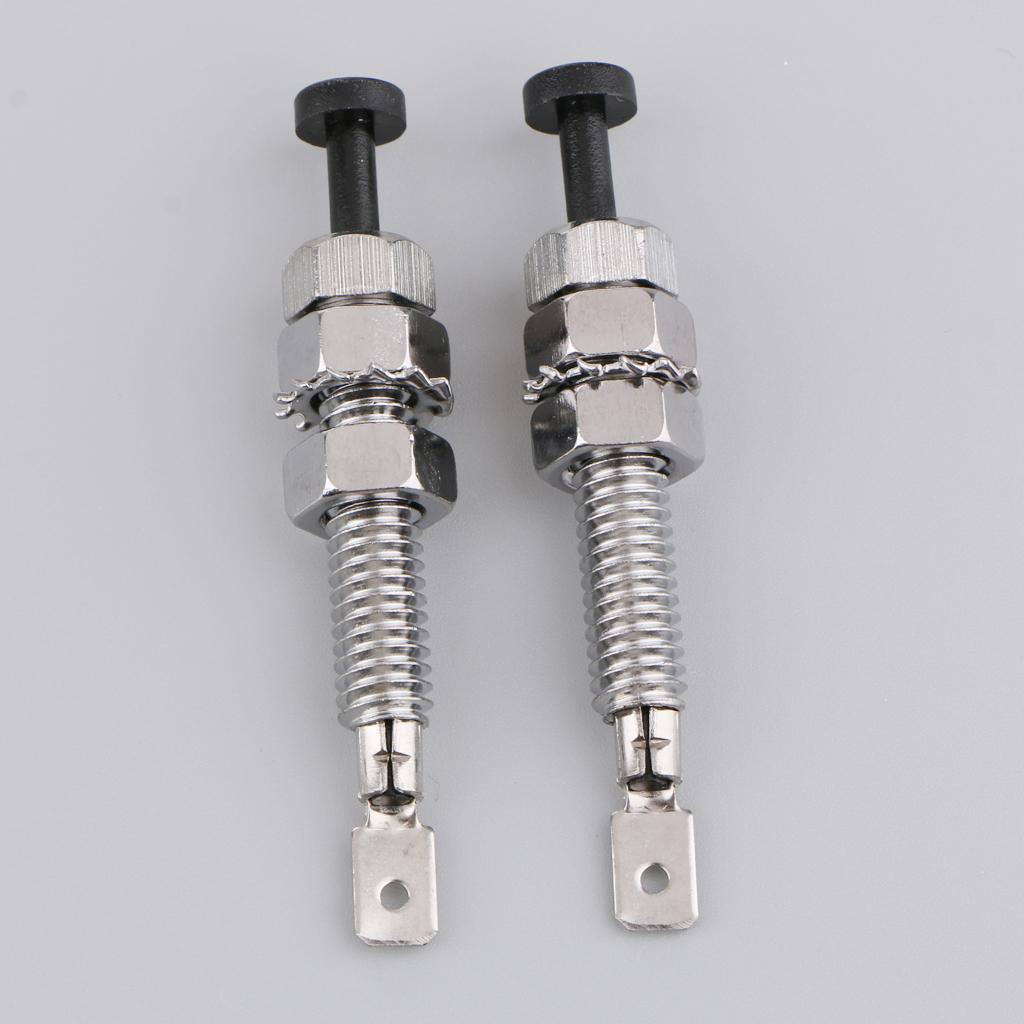 2xPair Universal Car Truck Boat Bonnet Alarm Light Pin Switch