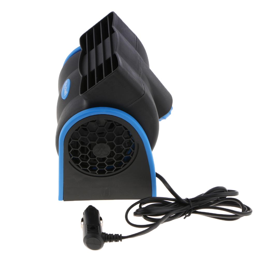 Car Truck Cooling Air Fan 12V 2 Speed Silent Cooler Fan w/ Cigarette Lighter