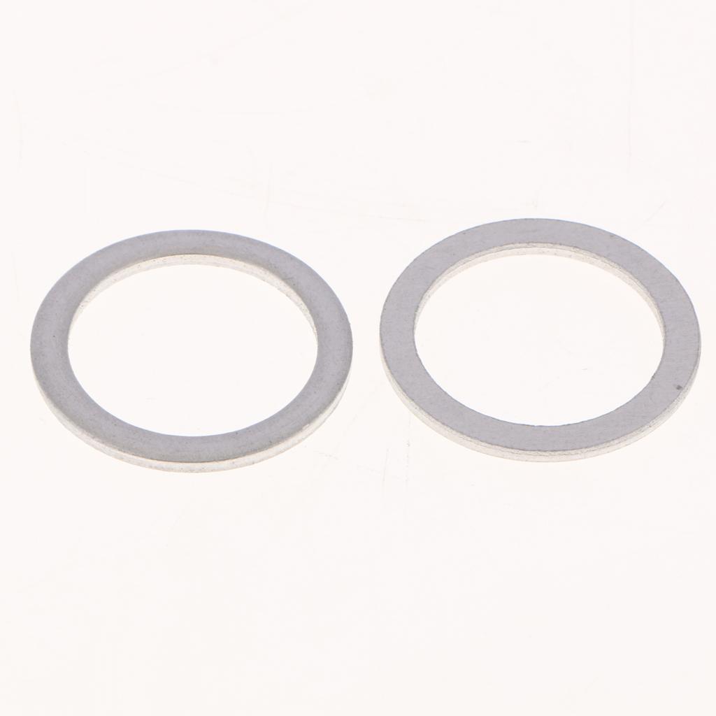 10Pcs Metal Oil Drain Plug Crush Washers Gaskets For Toyota Lexus