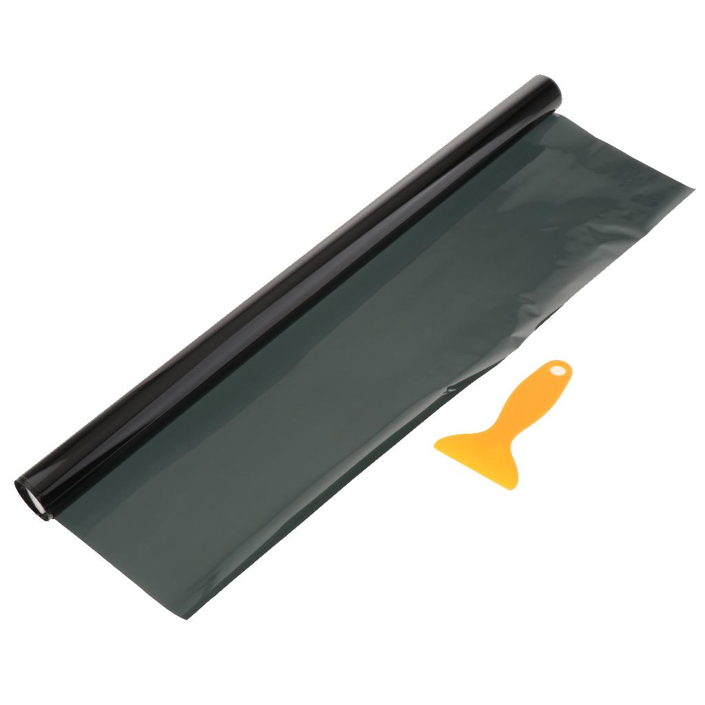 15% VLT Car Home Glass Window Heat Insulation Film Tinting Film 50x100cm