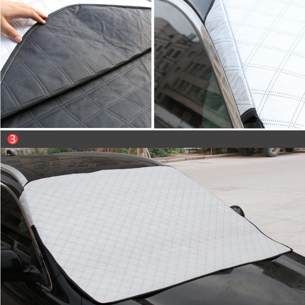 Magnetic Car Front Windshield Snow Ice Cover Sun Shade Protector