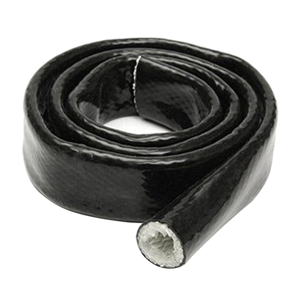 2pcs Fiberglass Fire Jacket Cover Fire Sleeve Heat Shield Protective Sleeve