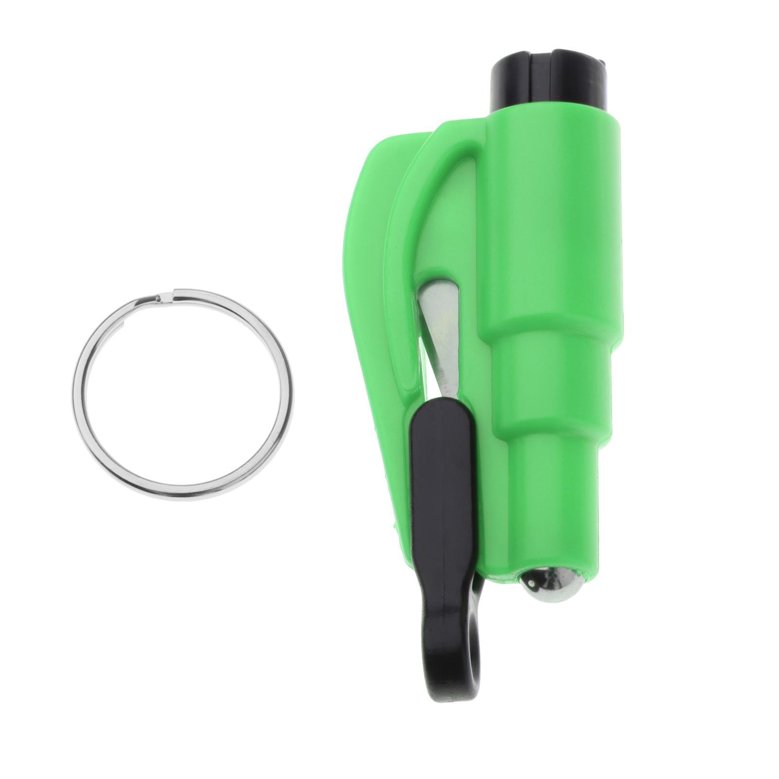 Car Escape Tool Safety Hammer Emergency Seatbelt Window Breaker Green