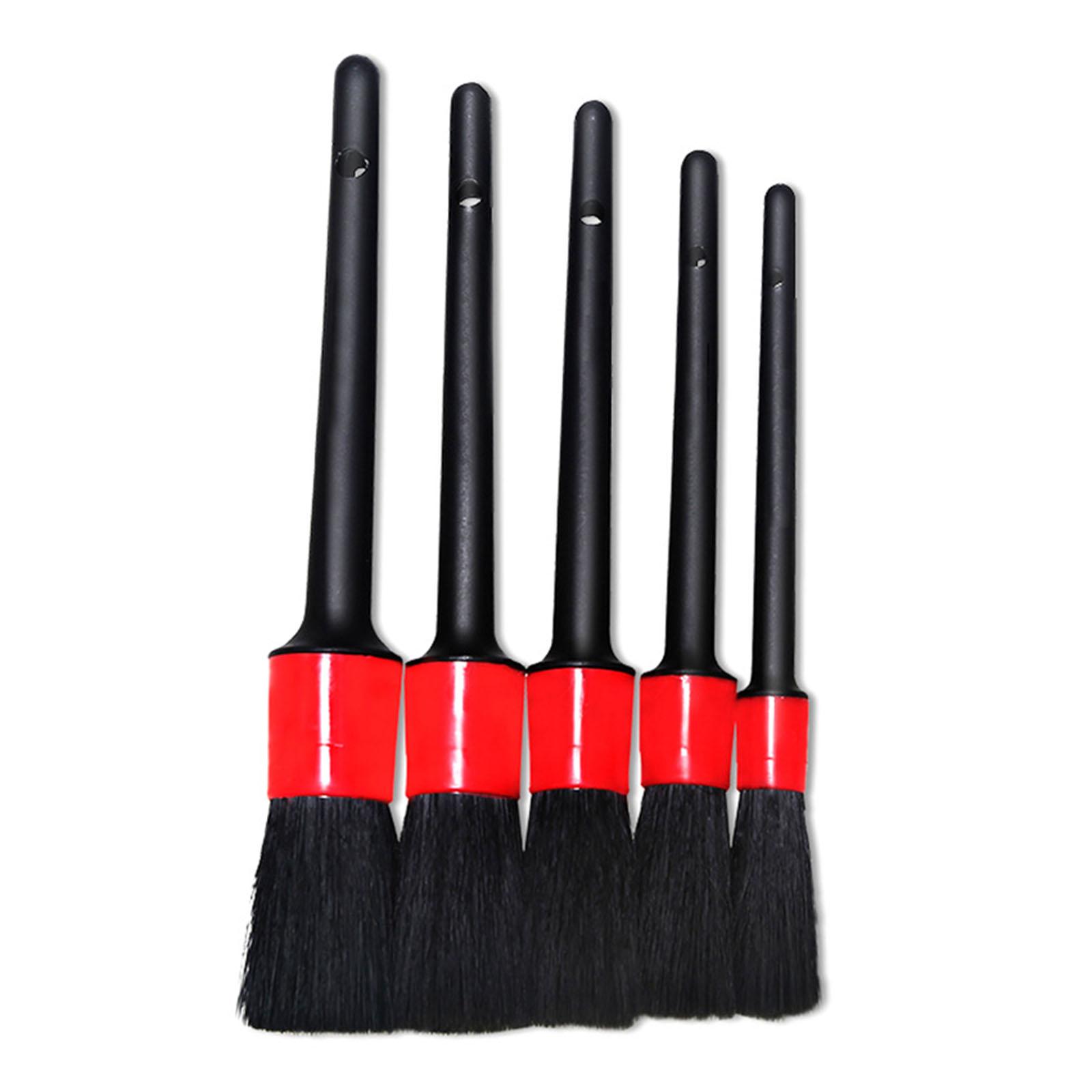 7xCar Automotive Detail Brushes Interior Detailing Brush Set  5Pcs Set