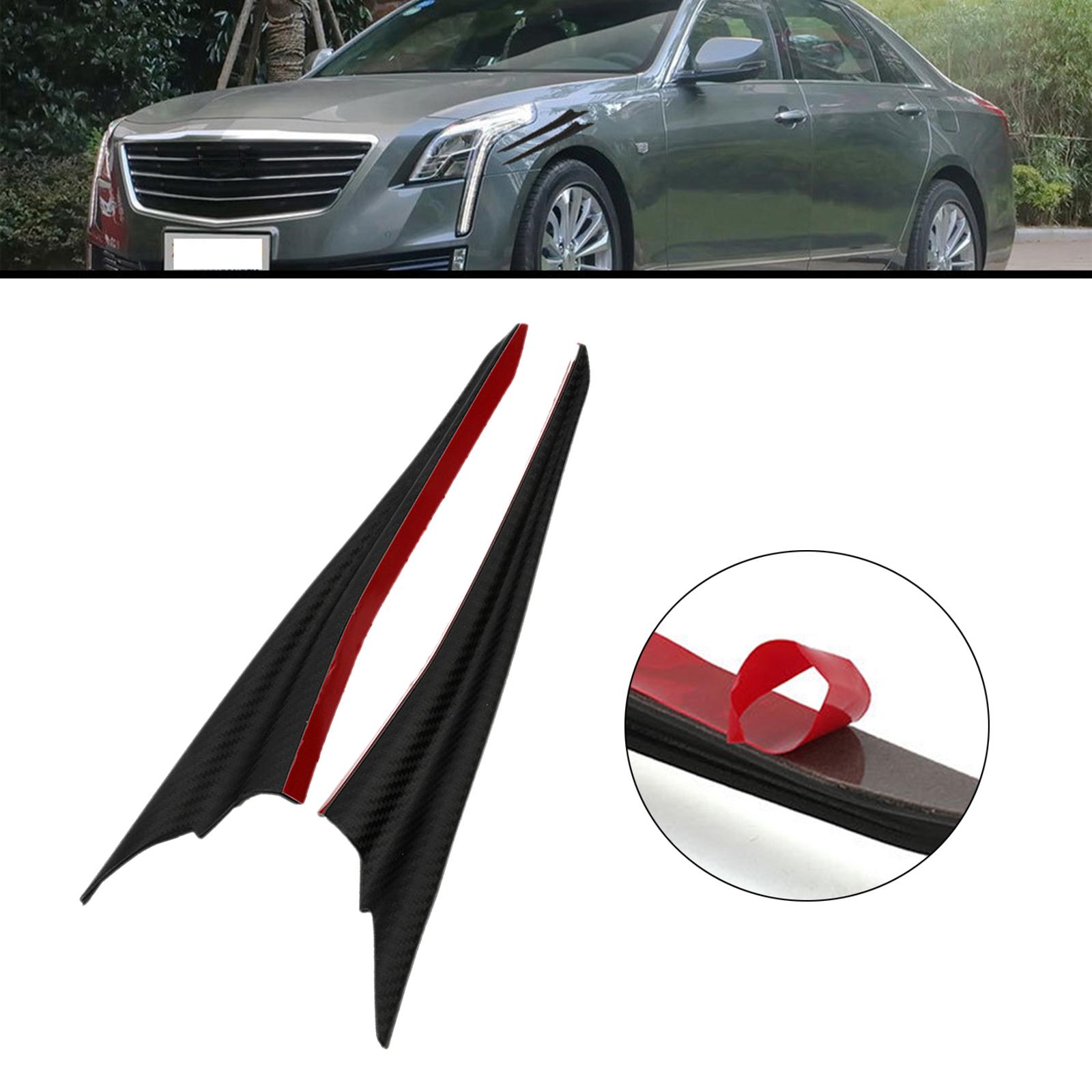 Set of 2 Vehicles Front Bumper Spoiler Diffuser Valence Chin with Tape