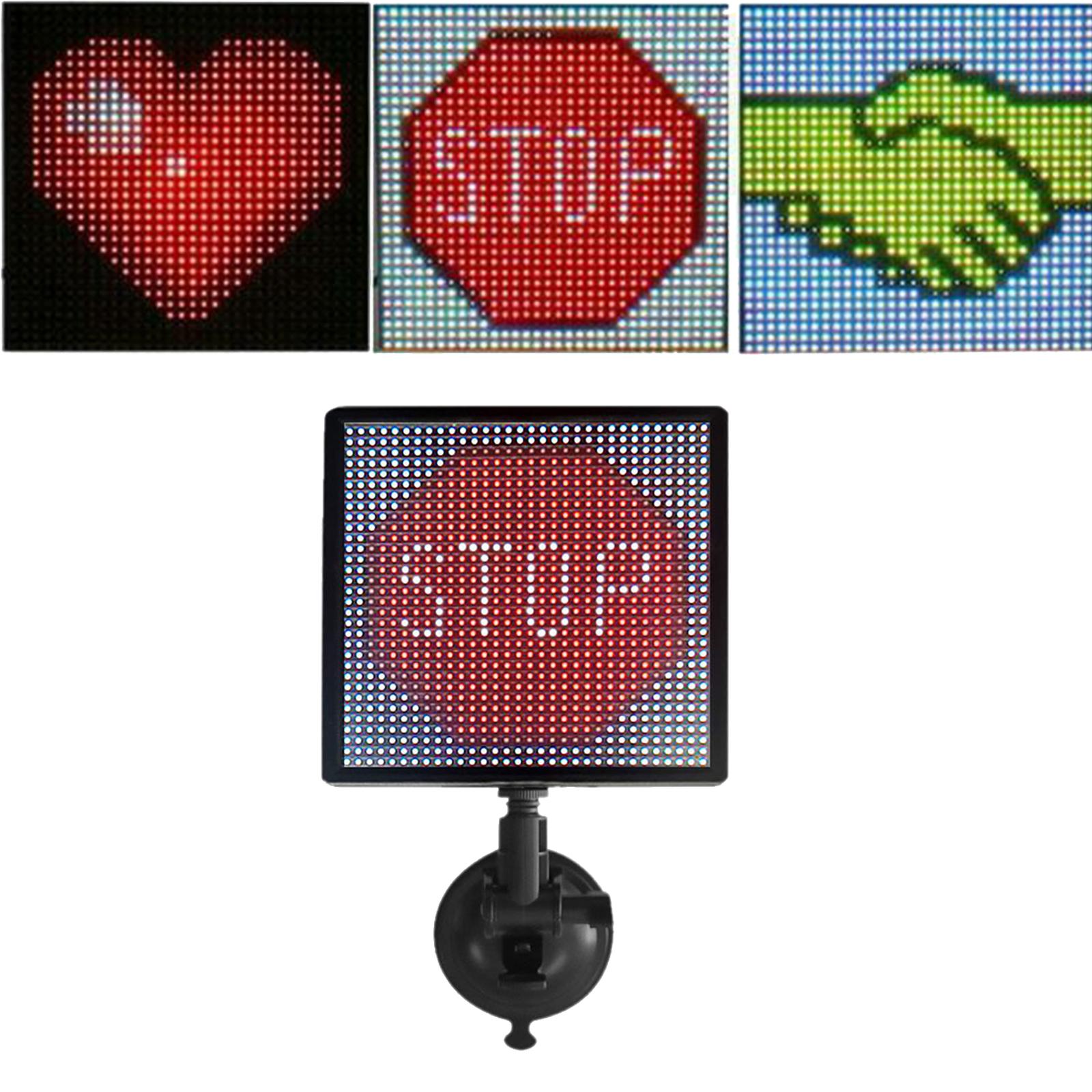 Wireless Led Bluetooth Car Sign Message Board 12V Indoor Scrolling Text