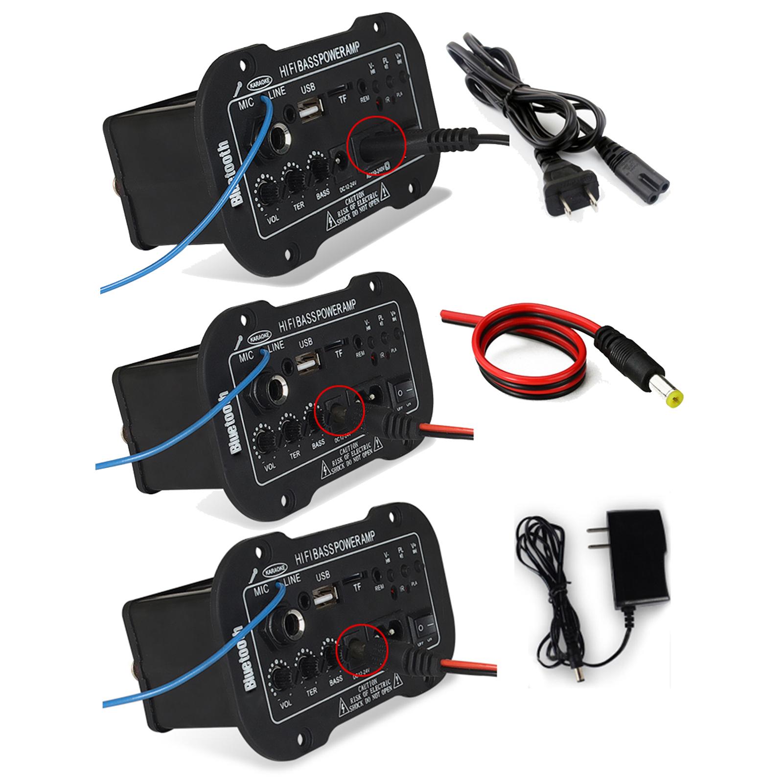 220V Hi-Fi Bass Power Amplifier AMP Board Digital for Motorbike Theater