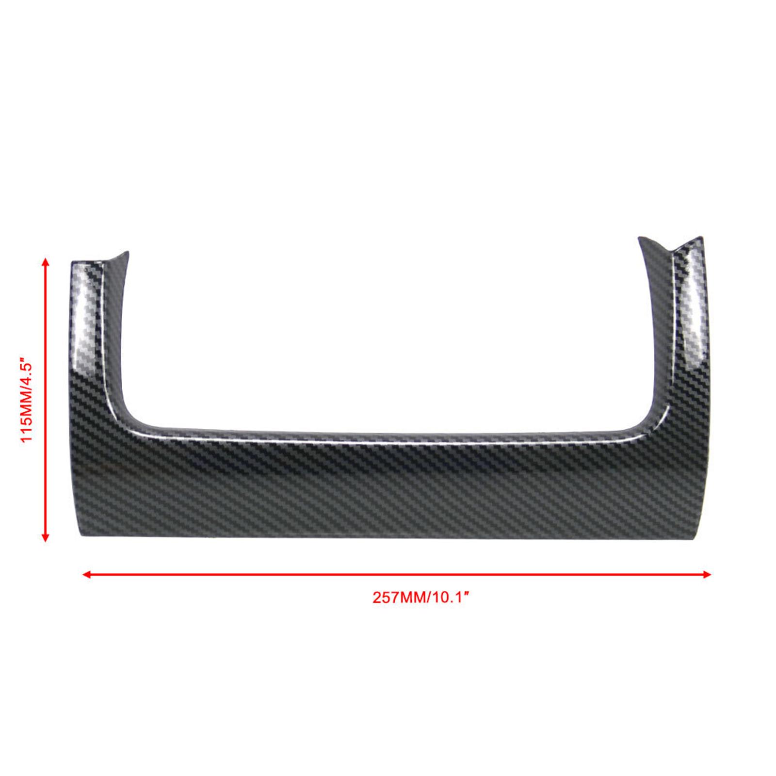 Central Control Panel Trim Part Interior Decor Fit for Toyota Yaris Replace Carbon Pattern