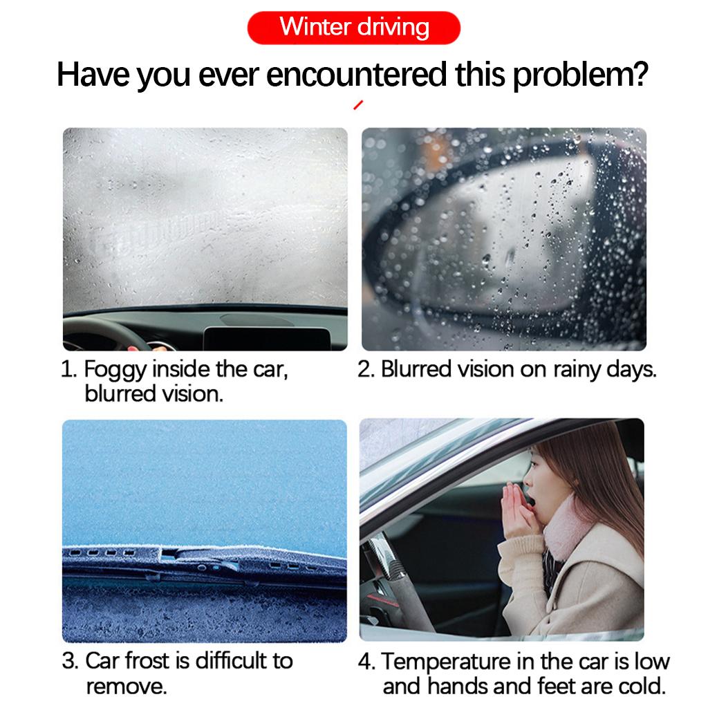 Heater Plug in Heat Cooling Fan Defogger Demister