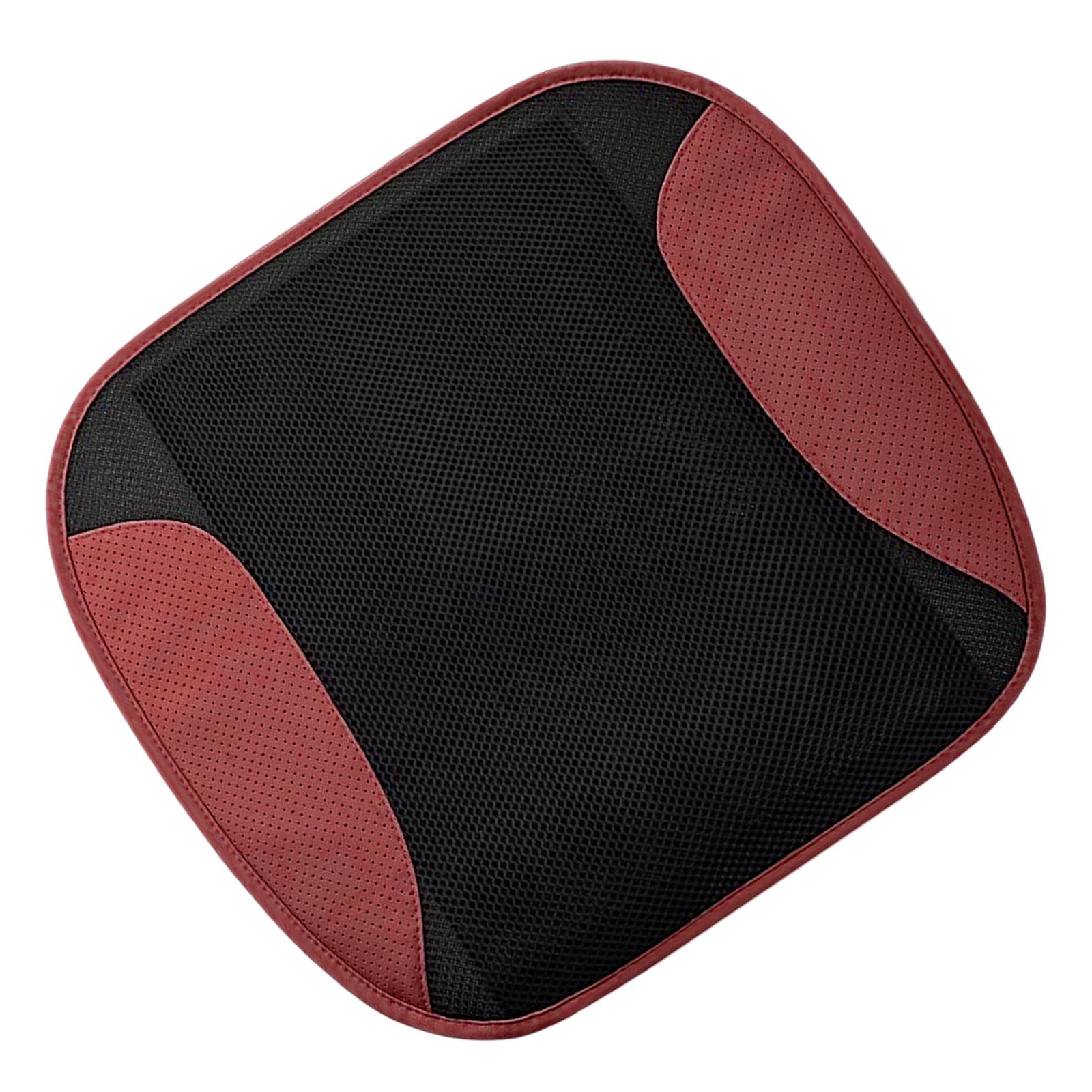 Car Seat Cover USB Port 5 Cooling Fans Inside for Office Chair Car Red