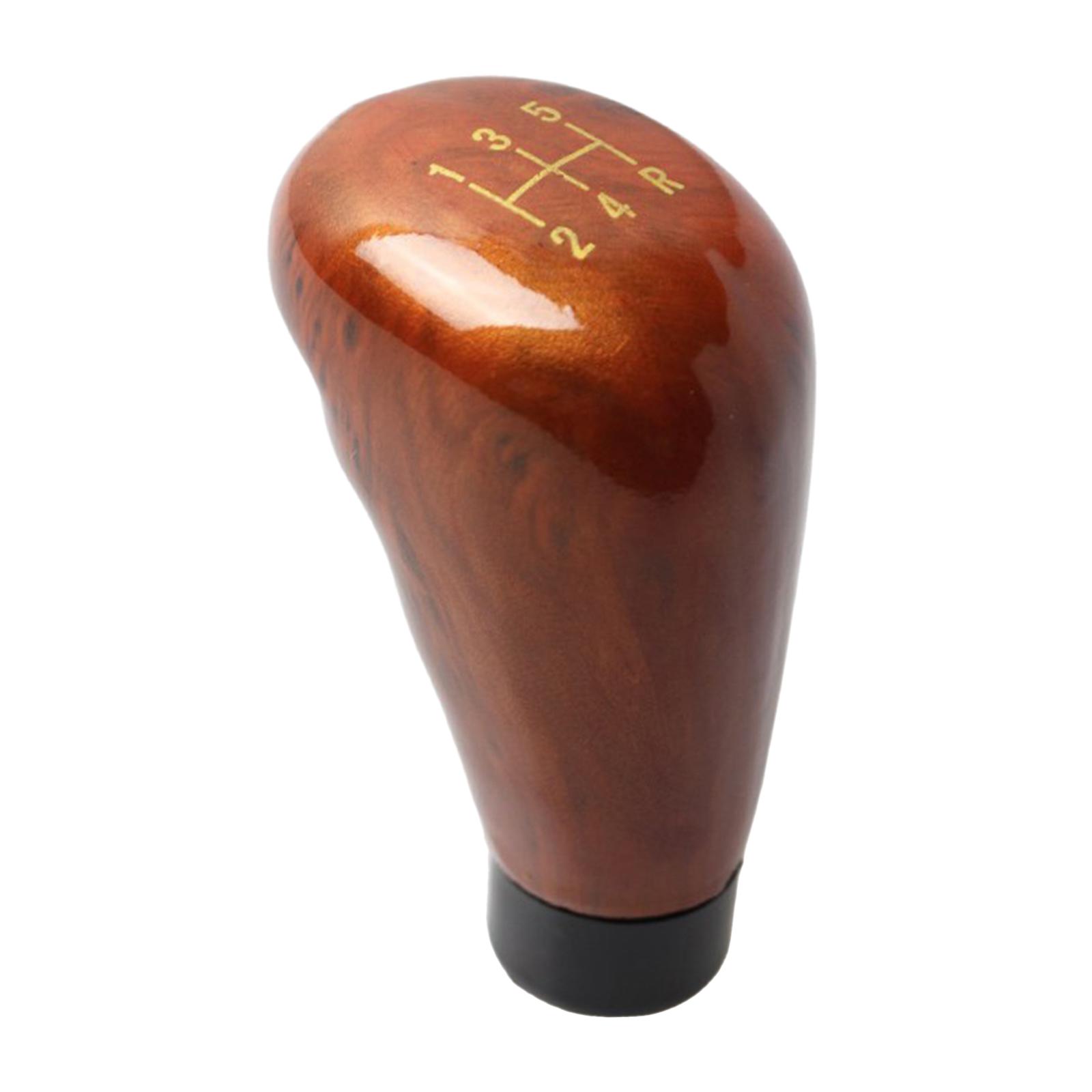 Manual Gear Shift Knob 5speeds Replacement Accessories Spare Part  Brown