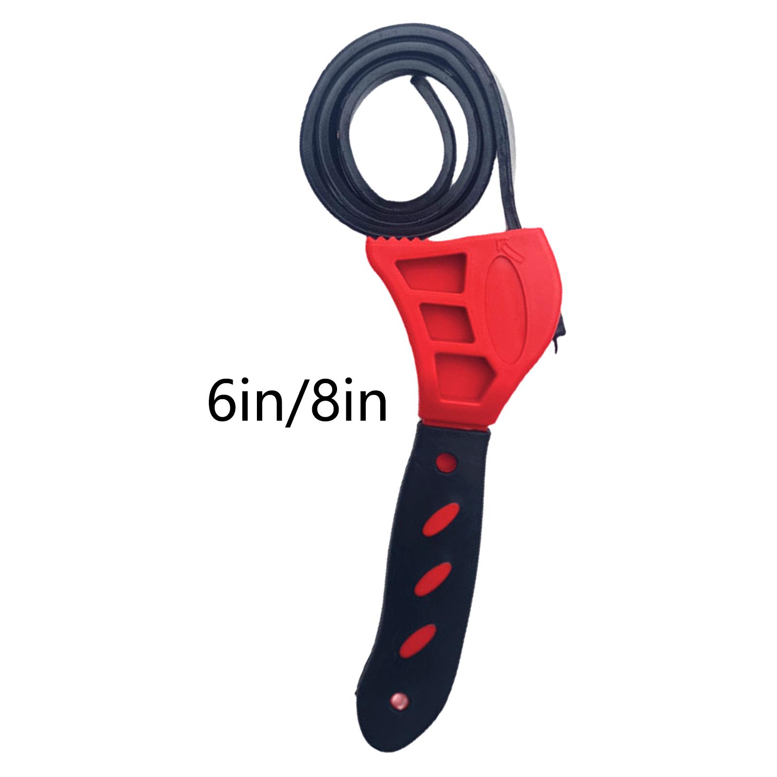 Portable Strap Wrench Multipurpose for Repairing Automotive Plumbing 6inches