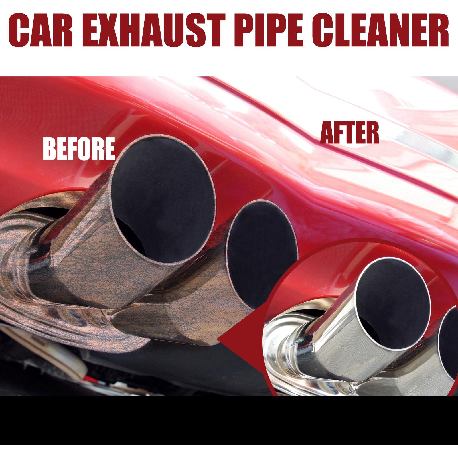 60ml Car Exhaust Pipe Cleaner Polish Restorer Protectant Decarbonization