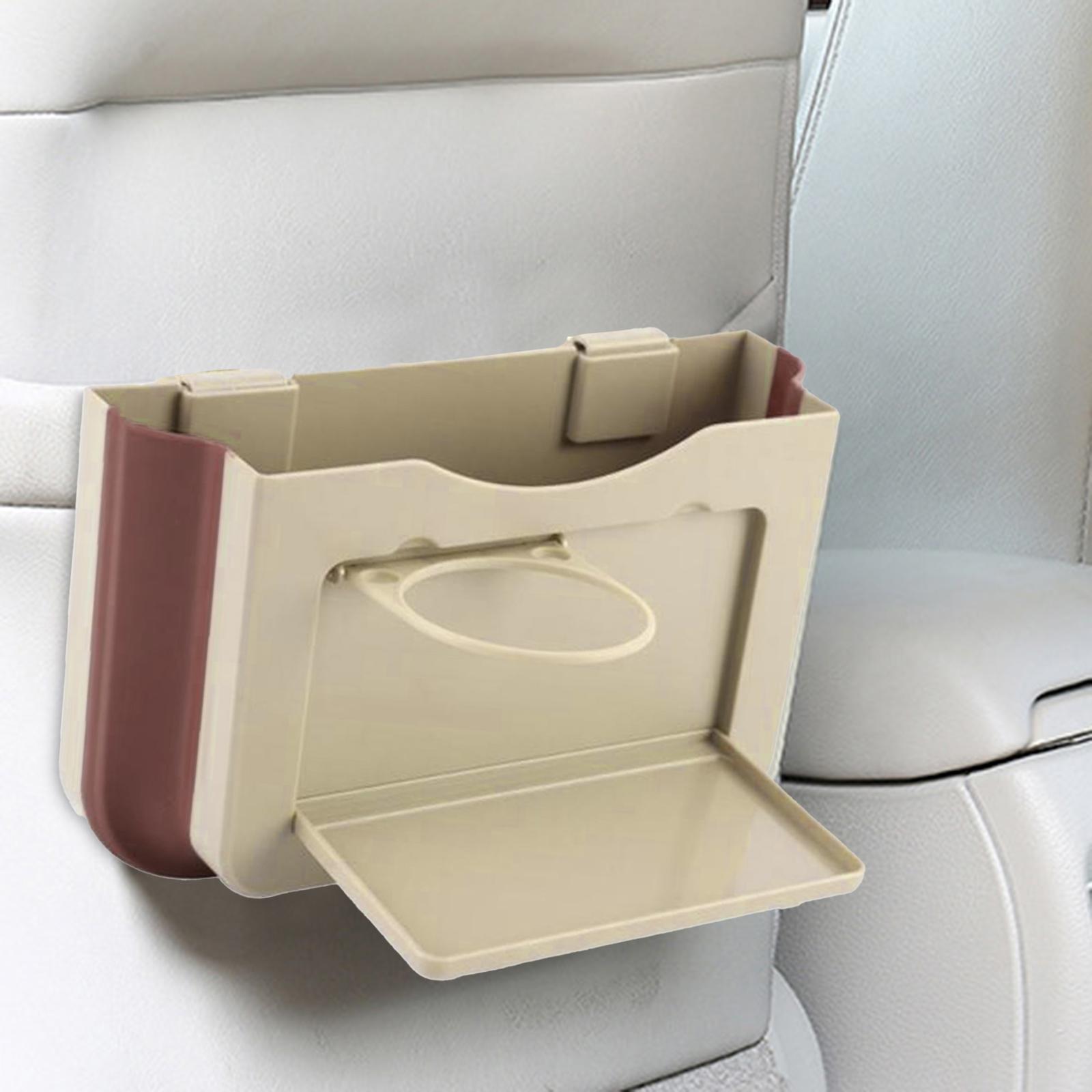 Car Garbage Box Hanging Portable Car Interior Box for Food Snack Laptop Style C