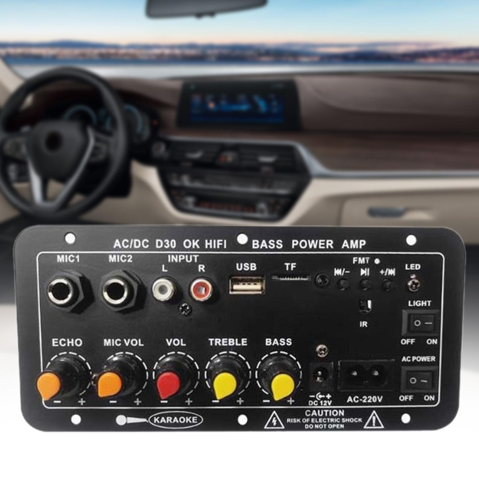 Car Amplifier Board EU Adapter Easy Installation Power Amplifier Board