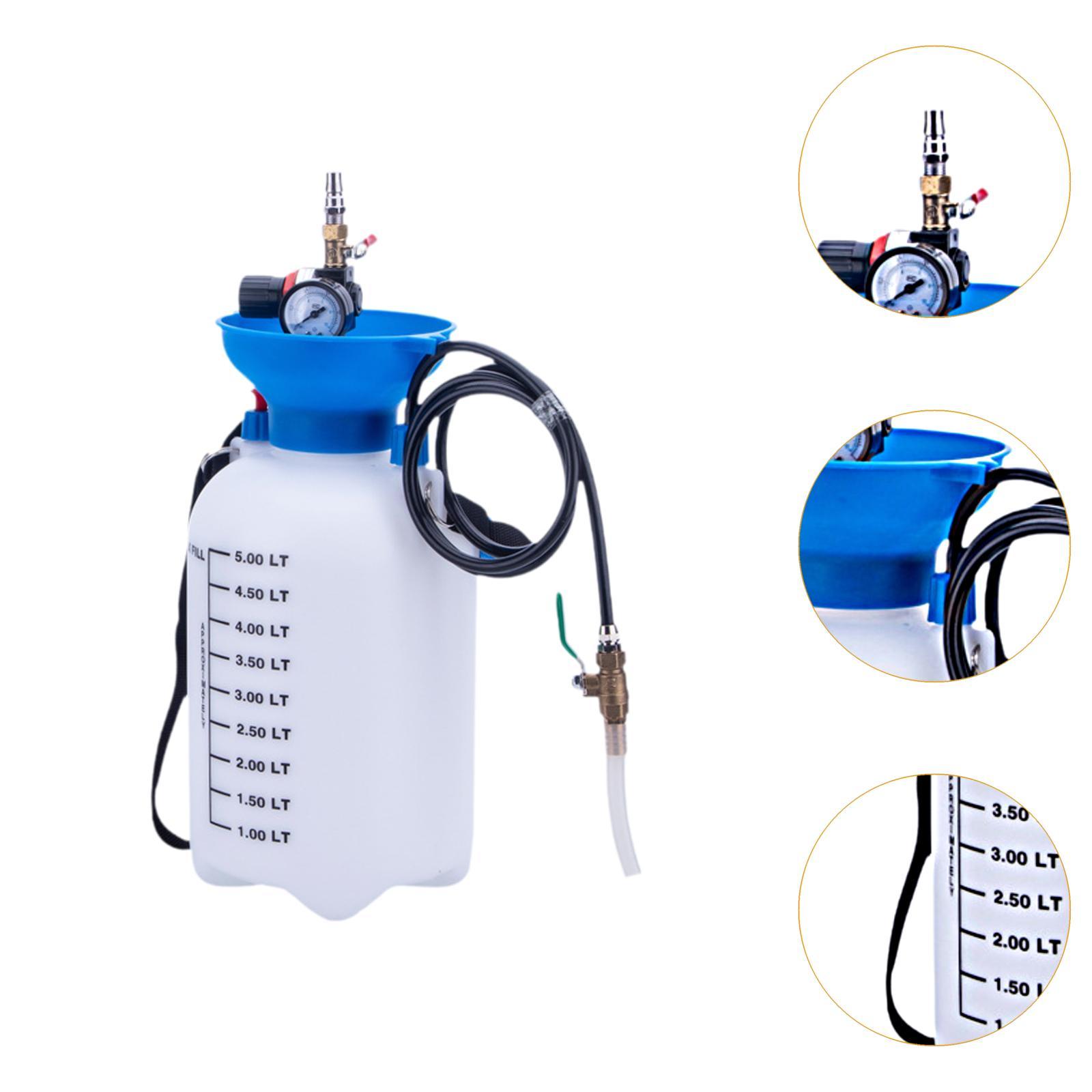 Pneumatic Transmission Fluid Pump 5L Transmission Fluid Evacuator and Filler