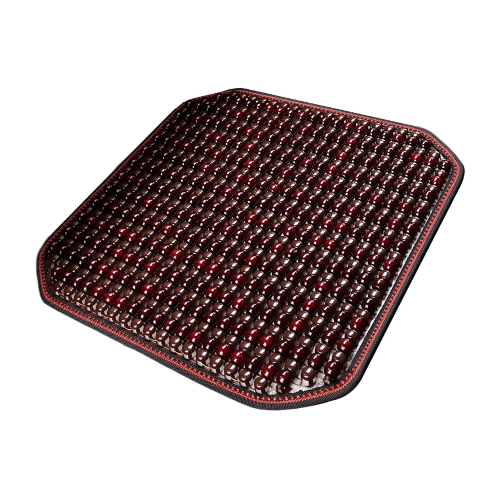 Wood Beaded Seat Cover Pad Summer Breathable Chair SUV Sedan