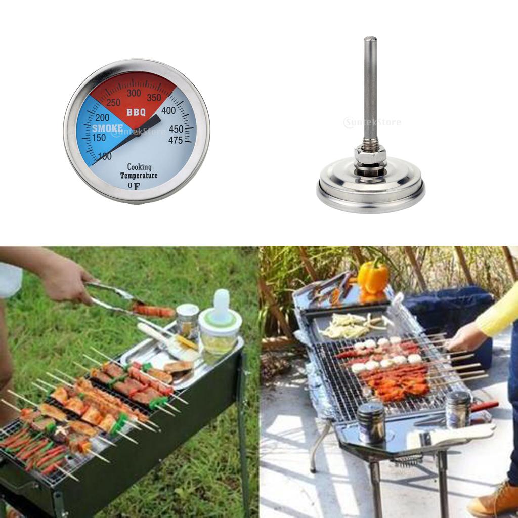 Stainless Steel Oven Thermometer Barbecue Grill Cooking Temperature Guage