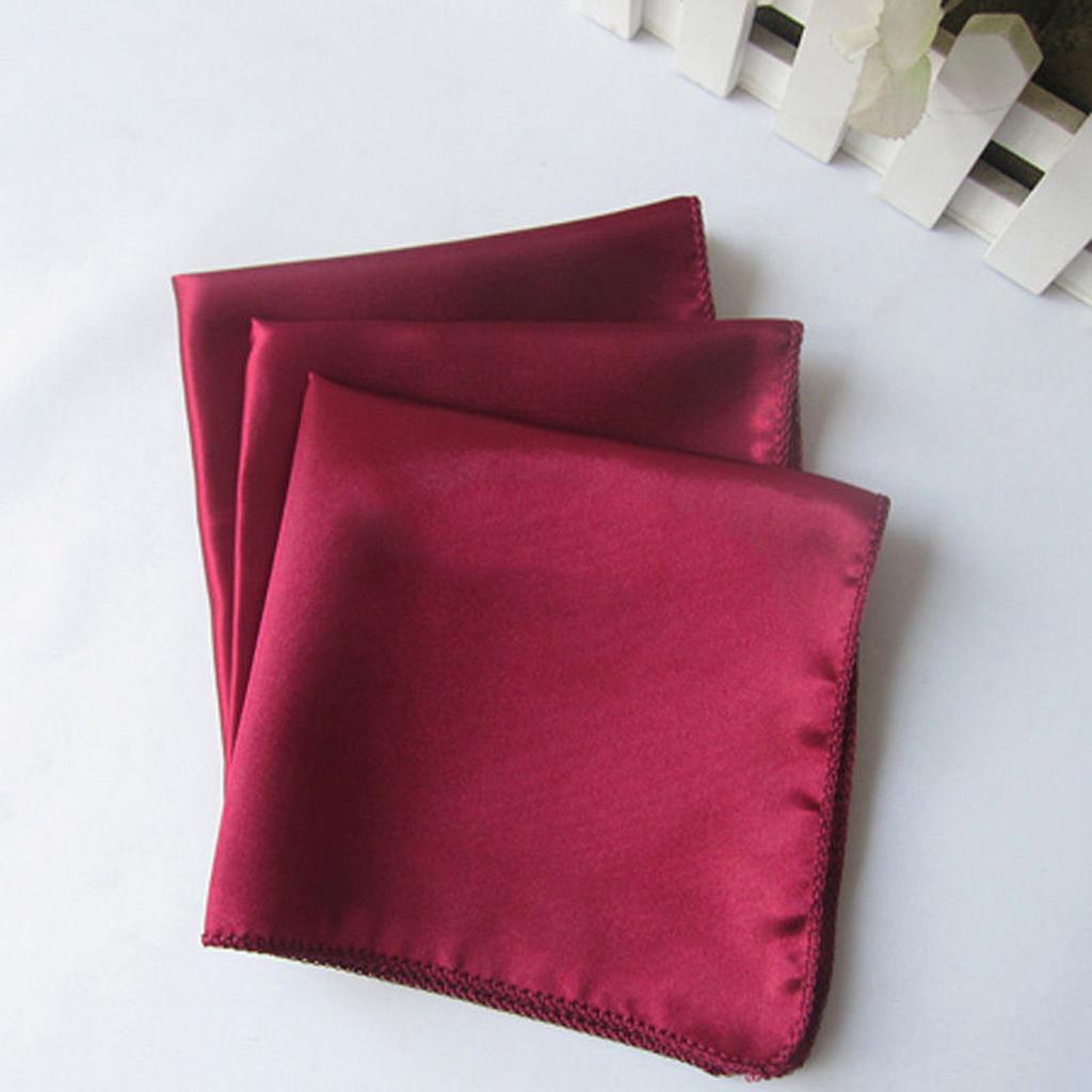 10x Polyester Napkin Pocket Handkerchief Square Wedding Party Tableware 07