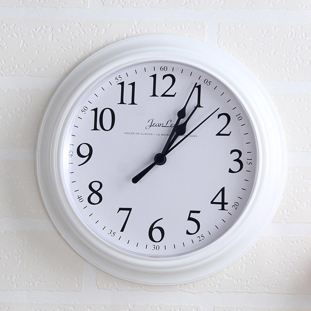 Wall Clock, Silent Non Ticking Quality Quartz Battery Operated 9Inch