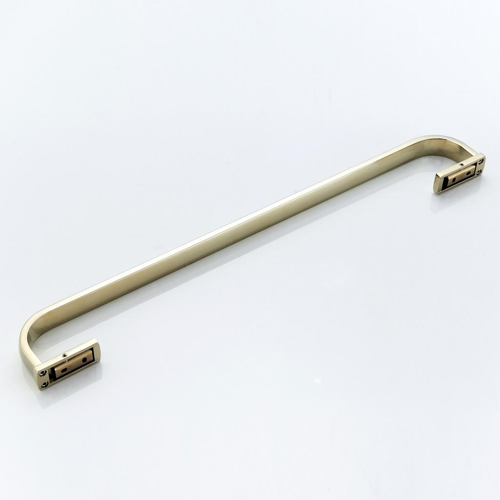 Brass Bathroom Kitchen Wall Towel Rack Rail Single Display Bar 57cm Gold