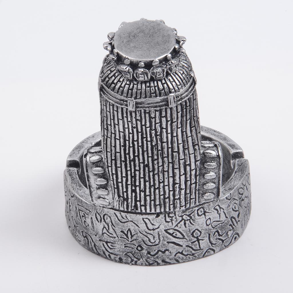 Egyptian female pharaoh ashtray home hotel resin crafts ornaments Silver