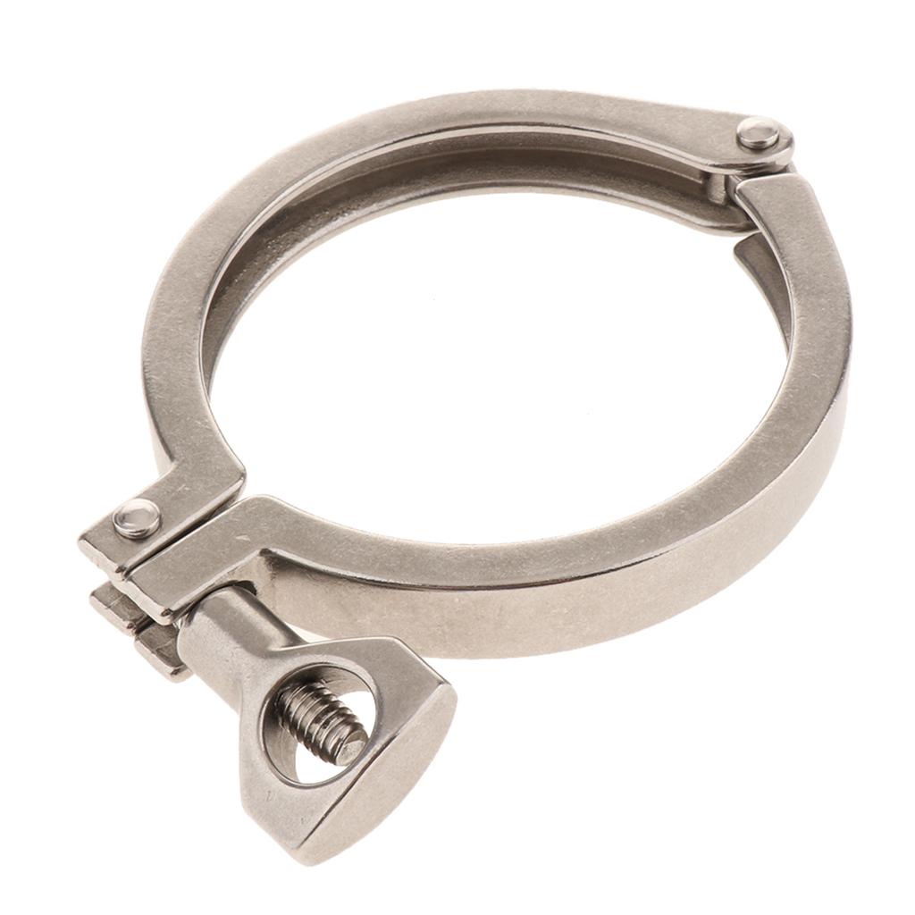 304 Stainless Steel Sanitary Fit Clamps Sanitary Chuck Multi Applied 91mm