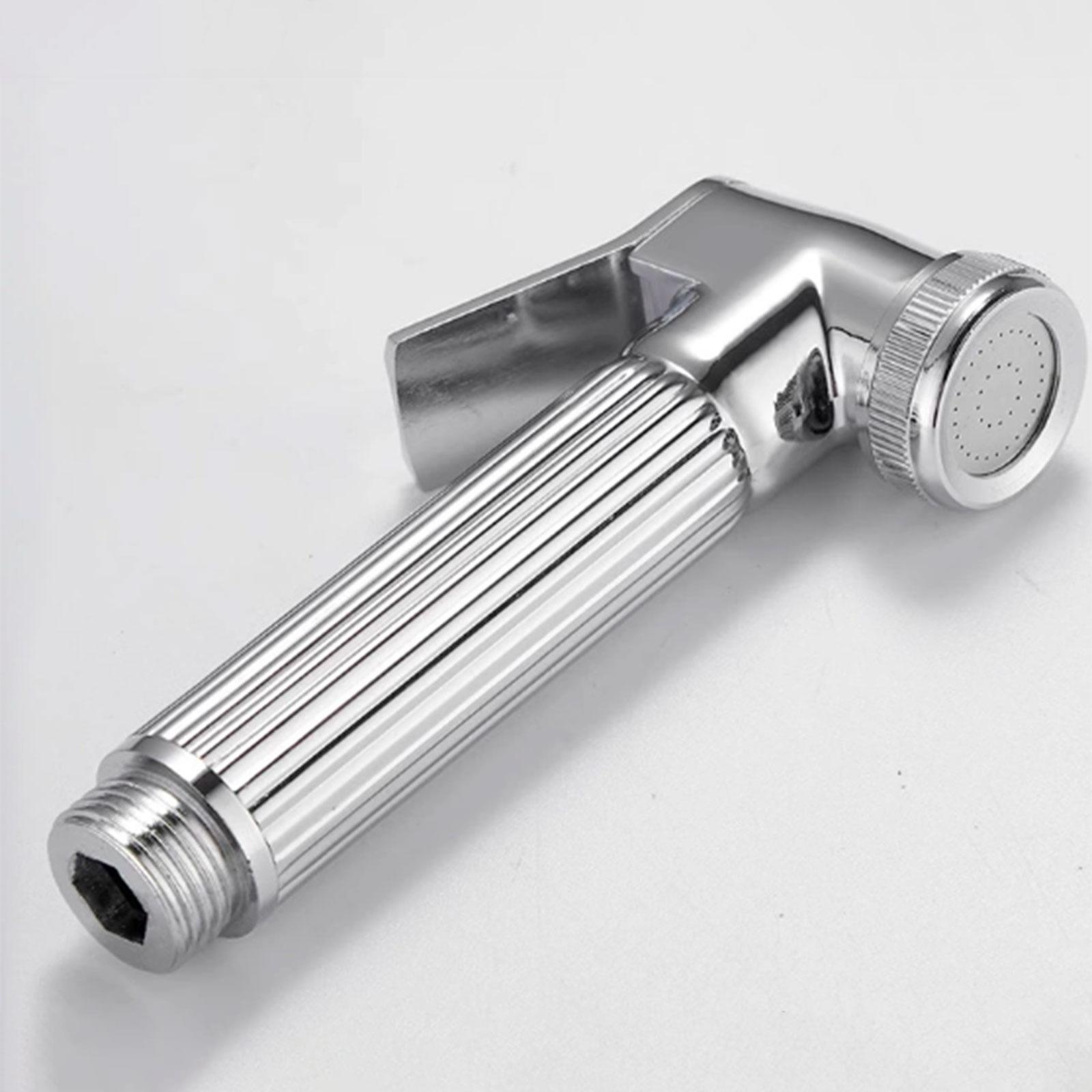 6xHandheld Sprayer Shower Head Nozzle Toilet Bidet Shattaf Bathroom Accs