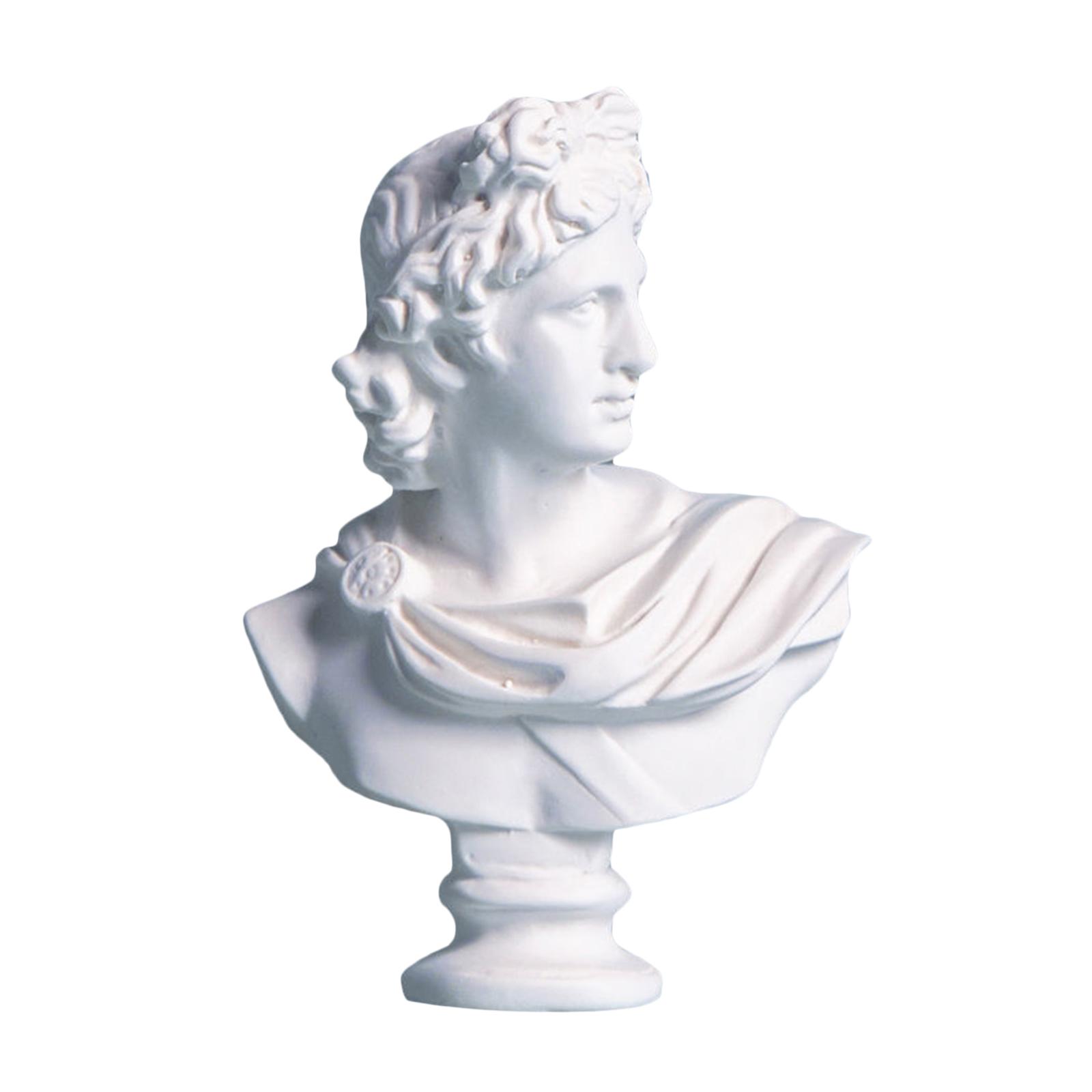 3pcs Greek Mythology Figurine Statue Retro Art Resin Sculpture 