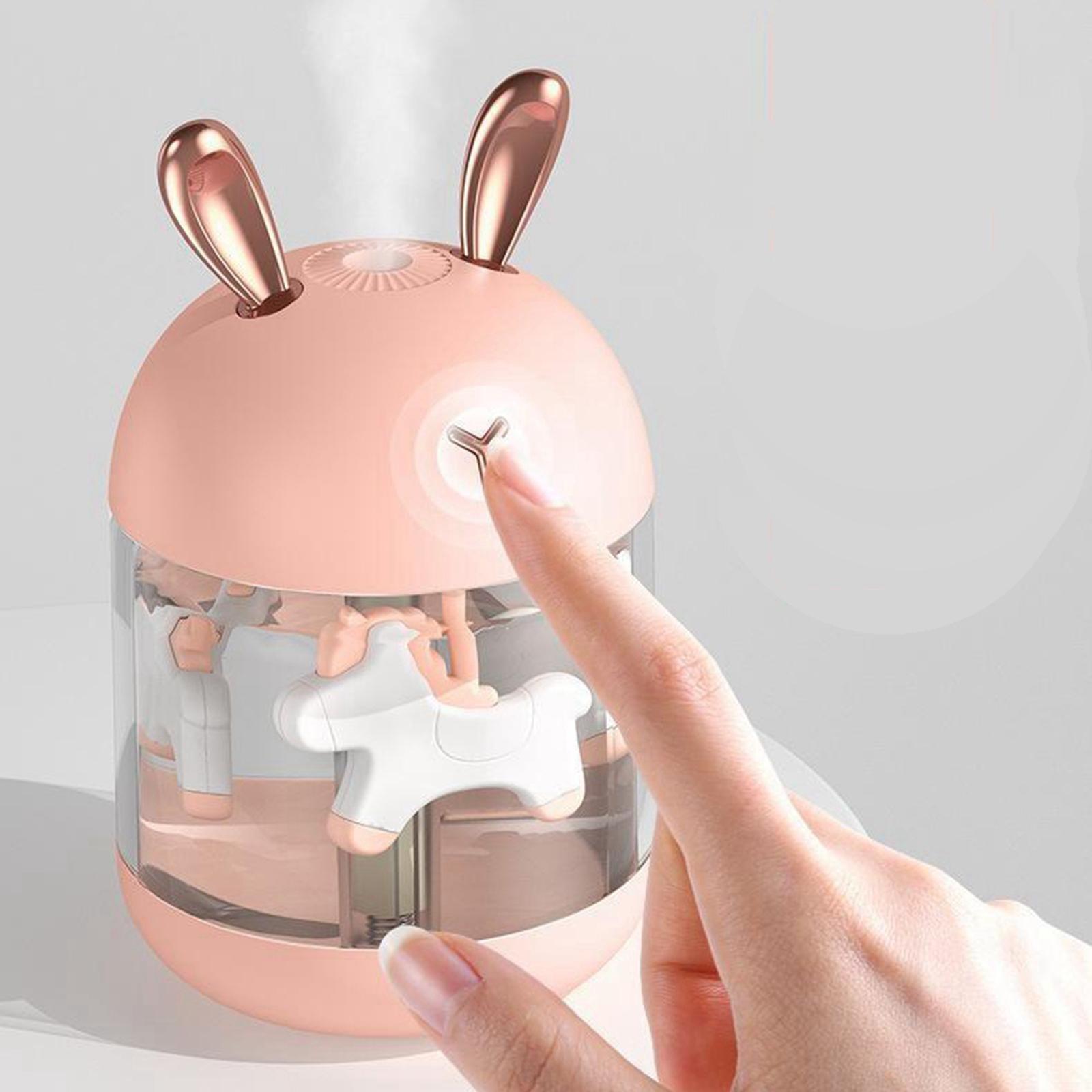 Humidifier Air Purifier Freshener Aroma Essential Oil Diffuser Rabbit White