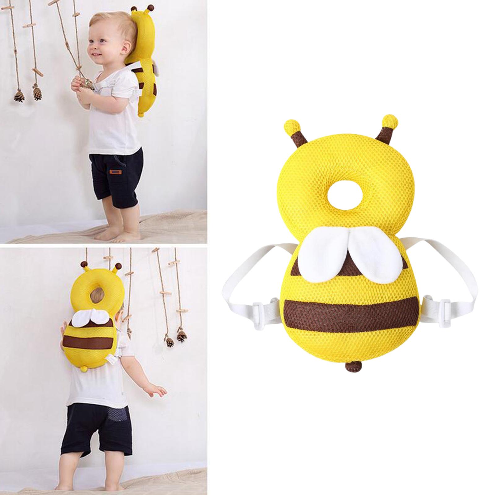 Newborn Head Back Protection Baby Pillow Toddler Cushion Yellow Ventilate