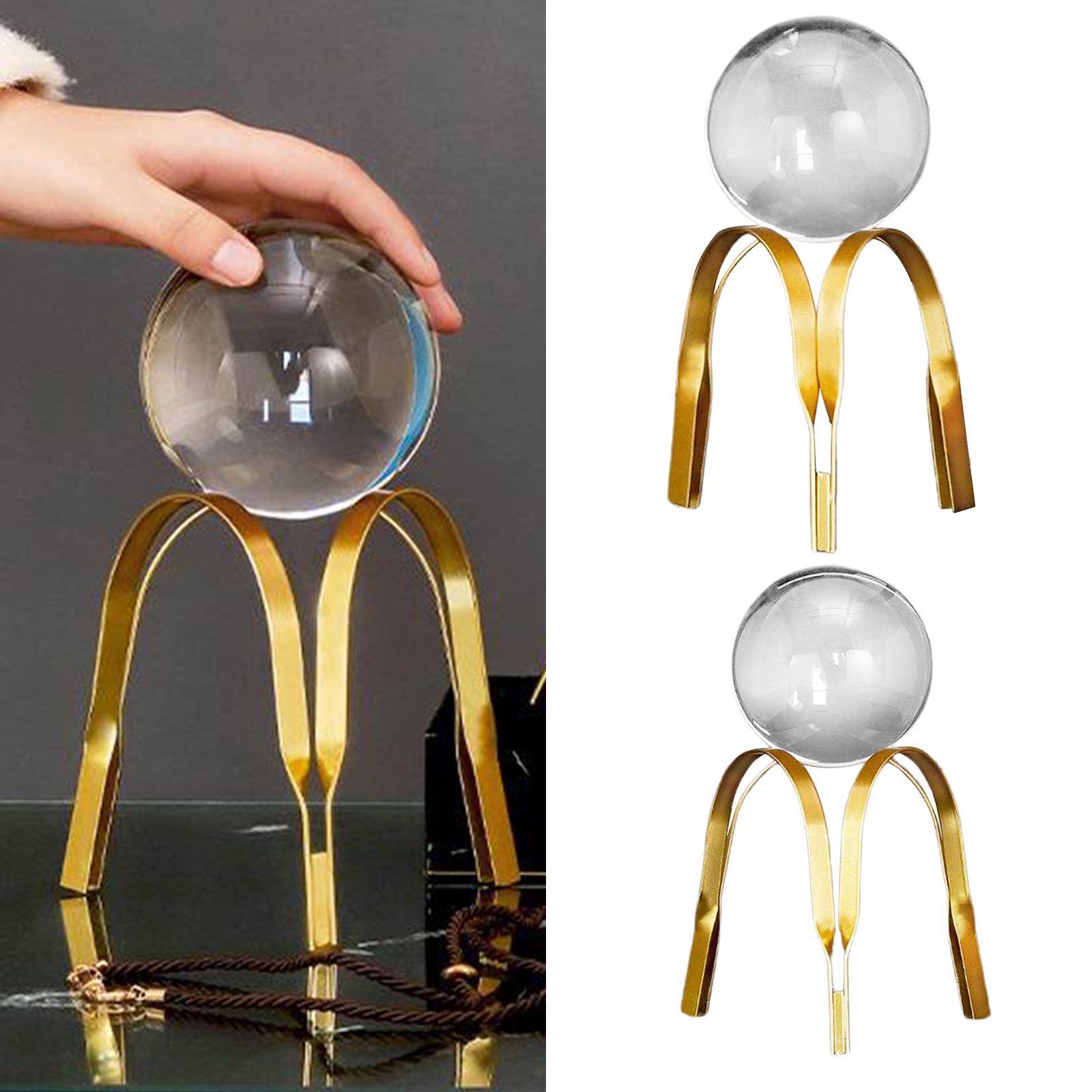 Nordic Luxury 3 inch ClearCrystal Ball for Home Decoration Ornaments Living short