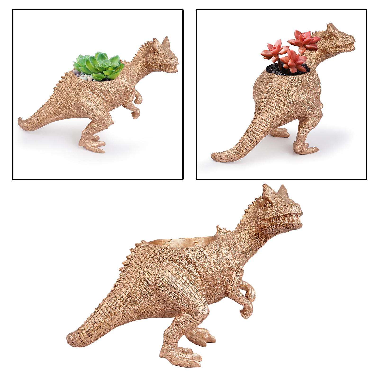 Cute Dinosaur Flower Pot Planter Container for Home Office Decor Style 2