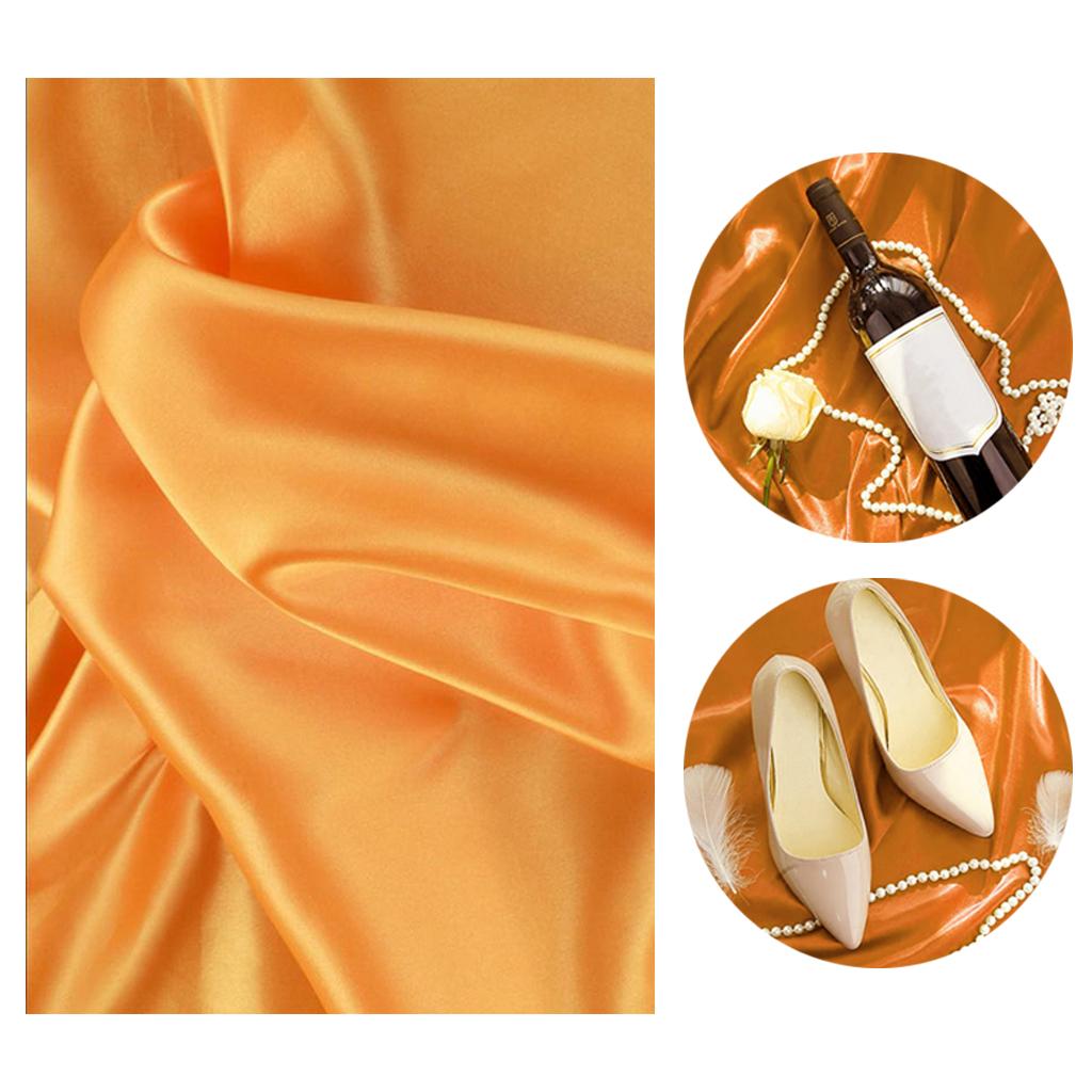 Photography Backdrops Mercerized Cloth Background for Jewelry Yellow