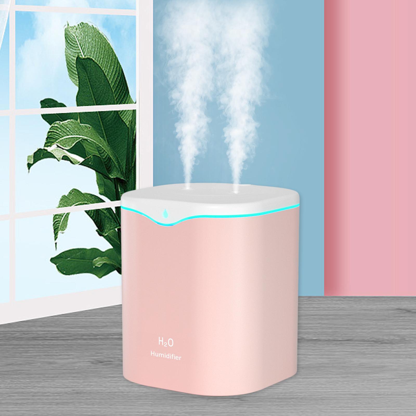 Air Humidifier Ultrasonic Cool Mist for Travel Studio Pink